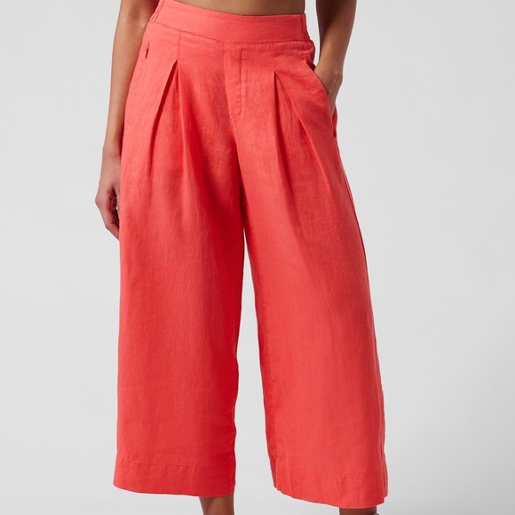 Athena Pants - Athleta Wide Leg Linen Pants